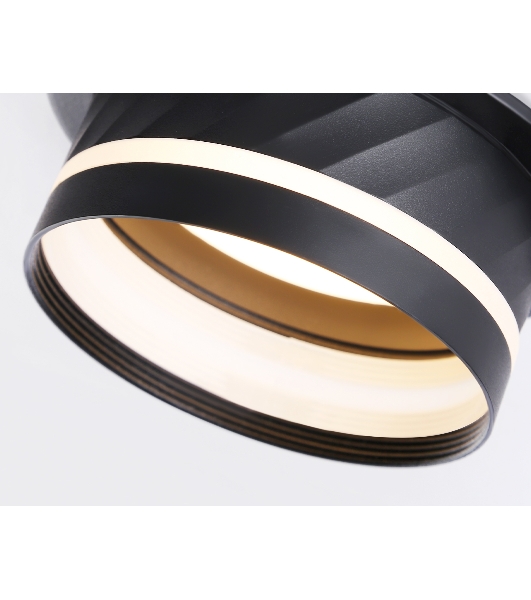 Светильник Ambrella light TN5219 BK черный GX53 D110*50