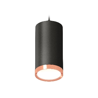 Светильник Ambrella Light XP8162014 SBK/PPG черный песок/золото розовое полированное GX53 (A2333, C8162, N8126)