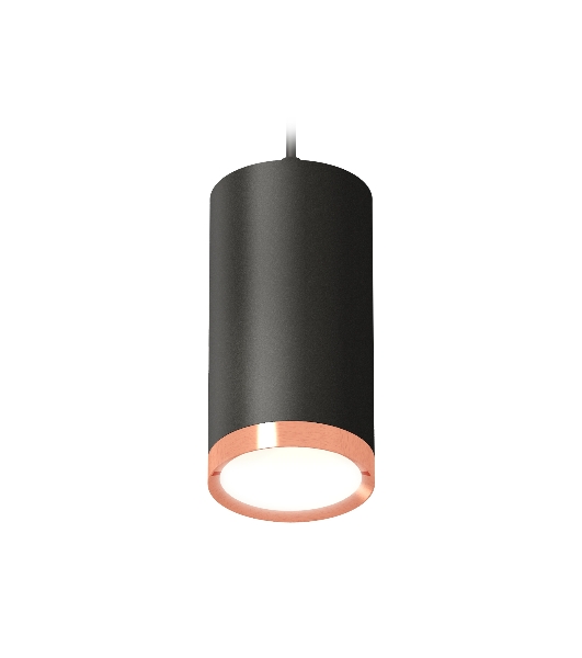 Светильник Ambrella Light XP8162014 SBK/PPG черный песок/золото розовое полированное GX53 (A2333, C8162, N8126)