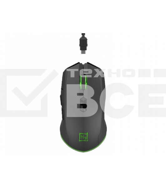 Мышь беспроводная Harper Gaming Spigot WGM-01 черный, 4000 dpi, радиоканал, USB, кнопки - 7