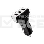 Зарядное устройство в прикуриватель Rexant 3 x USB, 1000mA, черный, фото2