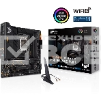 Материнская плата ASUS TUF GAMING B660M-PLUS WIFI, LGA 1700, Intel B660, 4xDDR5, 4xSATA, 2xM.2, 1xPCIe 5.0 x16, 1xPCIe 3.0 x4, 1xPCIe x1, 1xDP, 1xHDMI, 1x 2.5Gb LAN, 4xUSB-A 3.2 Gen 2, 1xUSB-A 3.2 Gen 1, 2xUSB 2.0, 1xUSB-C 3.2 Gen 2x2, 5x3.5 мм, 7.1, mATX, фото 1