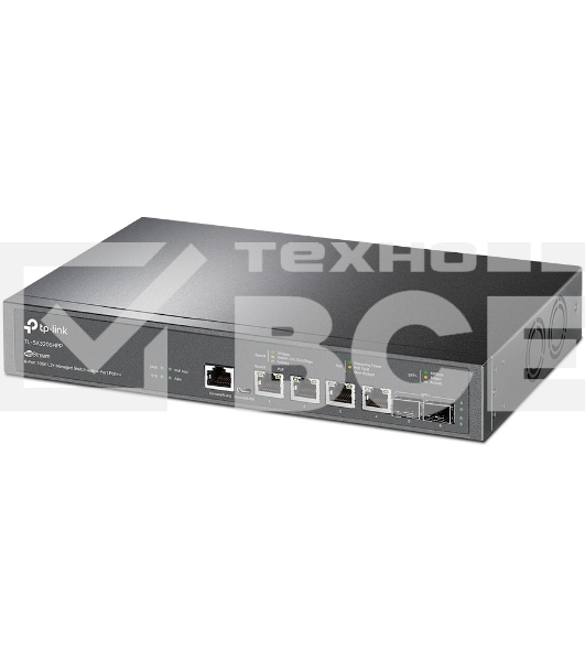 Коммутатор TP-Link JetStream™ 6-портовый управляемый  с 4 портами PoE++ 10GBase-T и 2 слотами SFP+ 10GE уровня 2+