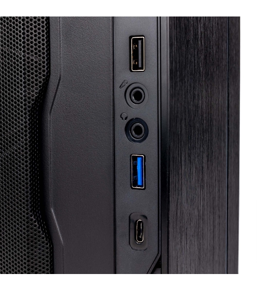 Корпус Hiper Vi7B черный 180W miniITX 1x92mm 2xUSB2.0 1xUSB3.0 audio bott PSU