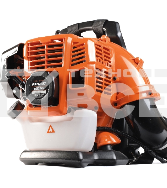 Воздуходувка бензиновая ранцевая PATRIOT BGK 345 (43сс, 2,5 л.с, 60м/сек, 870 м3/час, ремень-ранец)