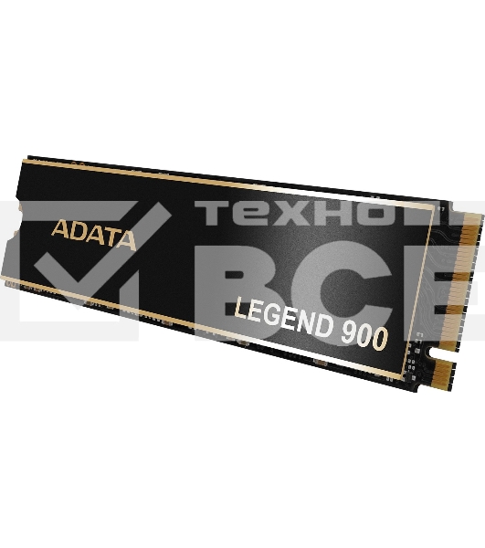 Накопитель SSD ADATA LEGEND 900, 2000Gb, PCIe 4.0 x4, 2280, NVMe, R/W 7000/5400, с радиатором