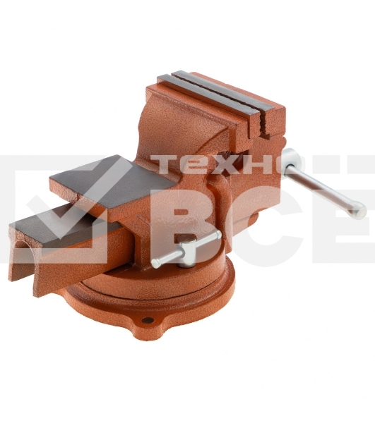 Тиски слесарные Sparta 100мм поворотные с наковальней