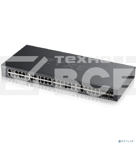 Гибридный L2 коммутатор Zyxel NebulaFlex Pro GS2210-50, rack 19