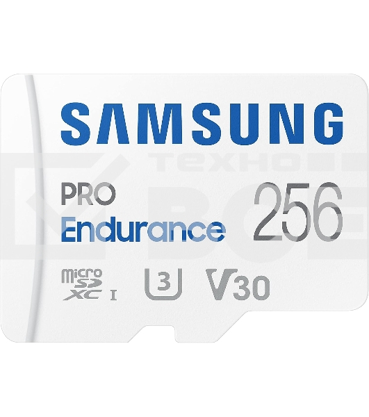 Флеш карта microSDXC 256Gb Samsung PRO ENDURANCE (40/100 Mb/s, adapter) (MB-MJ256KA/APC)