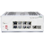 Коммутатор Unmanaged Industrial Switch 8x1000Base-T PoE, 2x1000Base-X SFP, PoE Budget 185W, Surge 4KV, -40 to 75°C, фото2