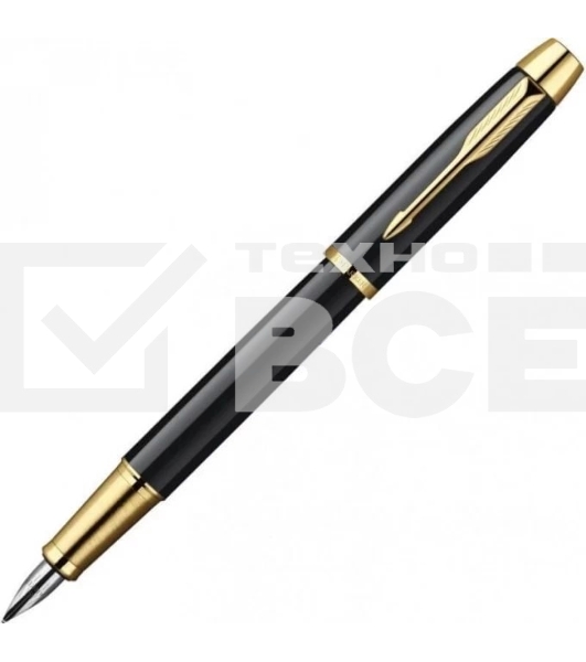 Набор ручек Parker IM Core FK221 (CW2093216) Black GT M сталь нержавеющая подар.кор. ручка перьевая, ручка шариковая