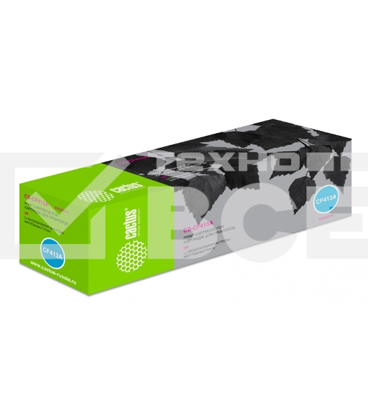 Картридж лазерный Cactus CS-CF413A пурпурный (2300 стр.) для HP LJ M452DW/DN/NW, M477FDW/M477FDN/M477FNW