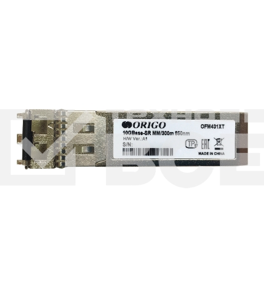 Трансивер ORIGO OFM431XT SFP+ Transceiver, 10GBase-SR, Duplex LC, 850nm, Multi-mode, 300M