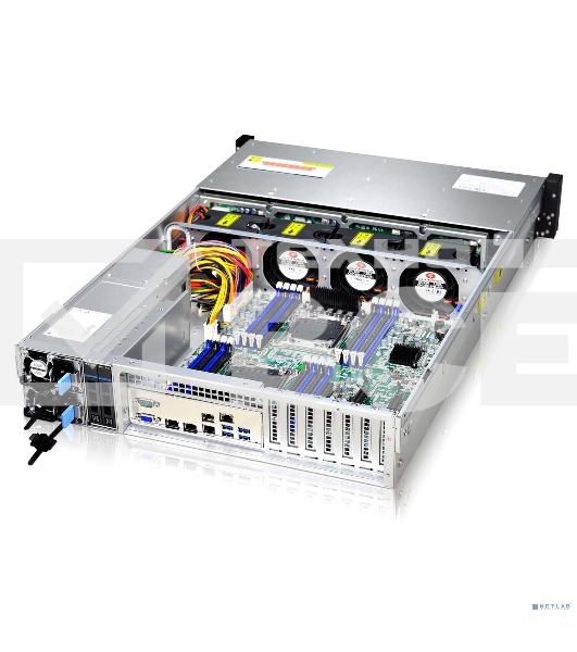 Серверный корпус Gooxi RMC2112-670-HS-NV 2U 12x 3.5' (2.5') SATA/SAS/NVMe; 2x 2.5' rear SAS/SATA; backplane 3xSFF-8643 + 6x slimSASx8; MB EEB/CEB/ATX/Micro ATX; 7x LP slots; 2x1300W(EU power cables), rail