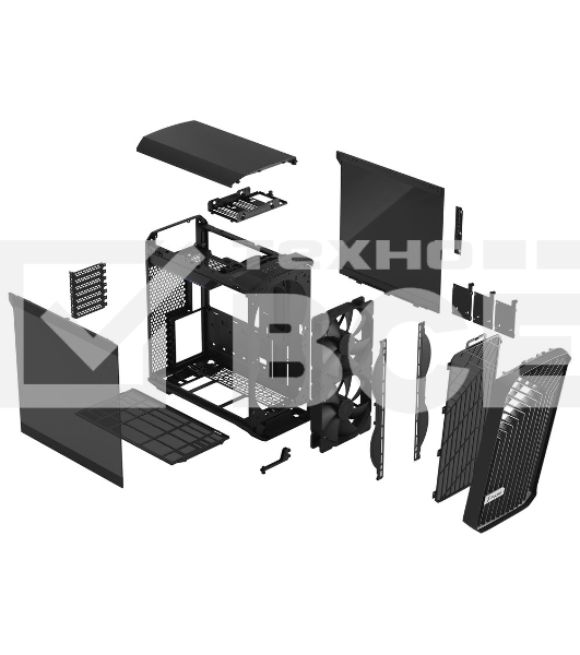 Компьютерный корпус Fractal Design Torrent Compact черный TG Dark Tint/FD-C-TOR1C-01