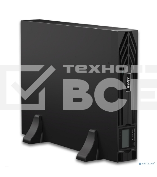 Источник бесперебойного питания Бастион SKAT-UPS 2000-RACK-ON-4X9-E P3 Online, синус, 2000ВА/2000 Вт, стойка/на пол, 8xC13, встр. АКБ 48В (4x9 А·ч), SNMP/USB/RS-232/EPO, доп блок до 4 шт SKAT BC 48/18S3, МПТ (8769)