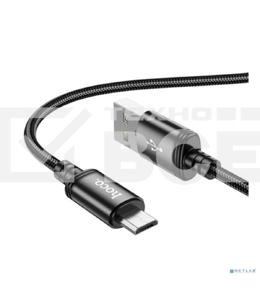 Кабель HOCO X89/USB кабель Micro/1m/2,4A/черный