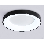 Потолочный светодиодный светильник Ambrella light FZ1403 BK черный IP20 48W 3000K-6500K D500*50 (ПДУ ИК), фото6
