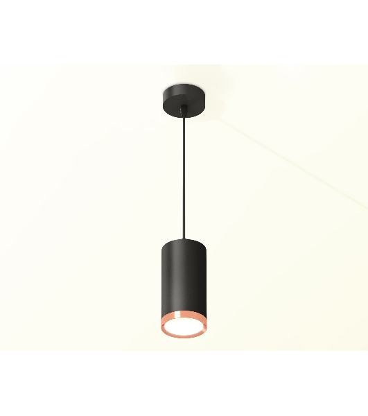 Светильник Ambrella Light XP8162014 SBK/PPG черный песок/золото розовое полированное GX53 (A2333, C8162, N8126)