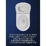 Комплект BAU 6 в 1: инсталляция BAU PRO, унитаз подвесной торнадо Bau Nimb Hurricane-3, сиденье дюропласт микролифт, клавиша BAU Hotel, белый глянец, фото2