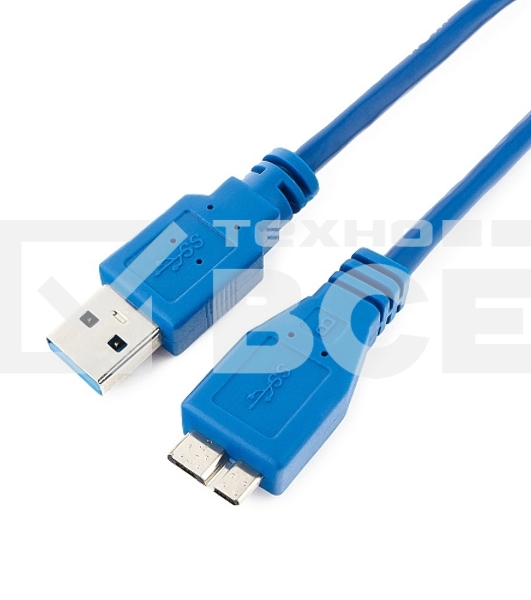 Кабель Gembird PRO CCP-mUSB3-AMBM-10, USB 3.0 кабель для соед. 3м А-microB (9 pin) позол.конт., пакет