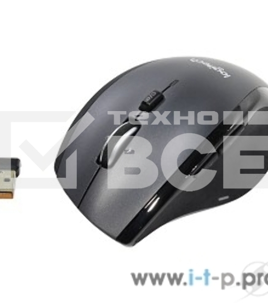 Мышь беспроводная Logitech M705 черный, 1000 dpi, радиоканал, USB, кнопки - 7