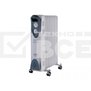 Обогреватель масляный Oasis UT-15, 7 секций