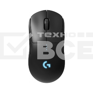 Мышь беспроводная/проводная Logitech G PRO черный, 25600 dpi, радиоканал, USB, кнопки - 7