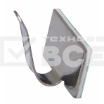 Площадки самоклеющиеся металлические с клипсой под шлейф Rexant (ПКШМ) 20x10 мм, упаковка 100 шт., фото 1