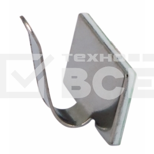 Площадки самоклеющиеся металлические с клипсой под шлейф Rexant (ПКШМ) 20x10 мм, упаковка 100 шт.