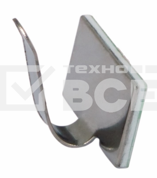 Площадки самоклеющиеся металлические с клипсой под шлейф Rexant (ПКШМ) 20x10 мм, упаковка 100 шт.
