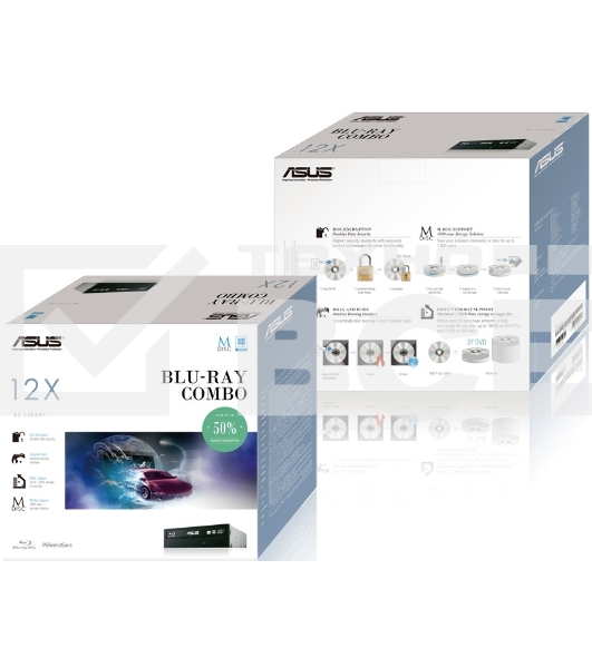 Оптический привод внутренний Blu-Ray Asus BC-12D2HT черный SATA RTL