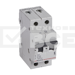 Выключатель автоматический RX34,5кА 32А 2П C RX3