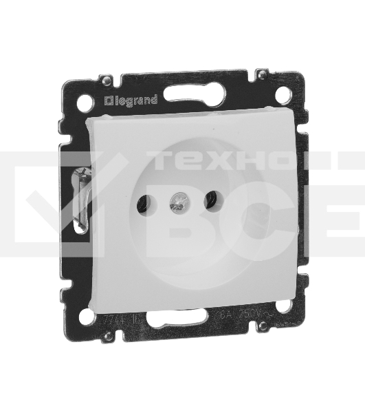 Розетка Legrand 774416 Valena без заземления (белый)