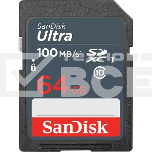 Карта памяти SDXC 64GB UHS-I SDSDUNR-064G-GN3IN SANDISK
