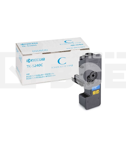 Картридж лазерный Kyocera TK-5240C (1T02R7CNL0) голубой для P5026cdn/cdw, M5526cdn/cdw 3000 стр.