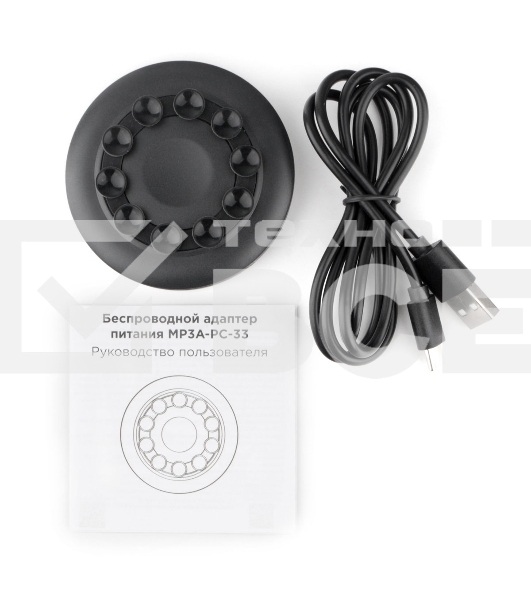 Беспроводной адаптер питания на присосках Cablexpert MP3A-PC-33, QI 10Wt, 7,5Wt, 5Wt