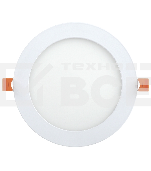 Светильник Iek LDVO0-1606-1-12-6500-K01 ДВО 1606 белый круг LED 12Вт 6500К IP20 {алюм. корпус, диам 170 мм}