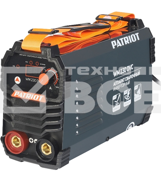 Сварочный аппарат Patriot WM230DVC инвертор ММА 10.7кВт (кейс в комплекте)