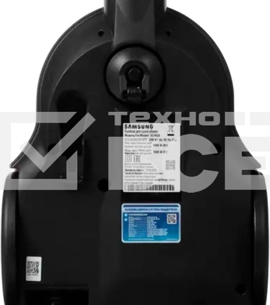 Пылесос Samsung VCC4520S3R/XEV красный, 350/1600 Вт, уборка сухая, пылесборник контейнер 1.3 л