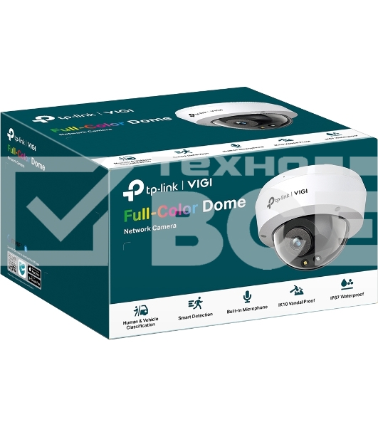 Цветная купольная IP-камера 3 Мп/ 3MP Full-Color Dome Network Camera
