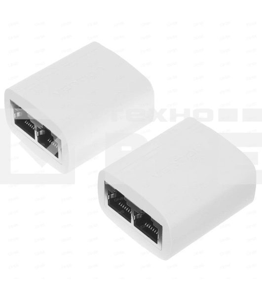 Сплиттер Vention RJ45 F / 2хRJ45 F 8p8c (2шт.) Белый