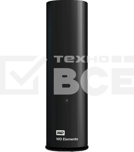 Внешний HDD 3.5' Western Digital Elements Desktop, 16TB, USB 3.2 Gen 1 Type-A, 5400 rpm, черный