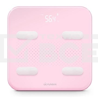 Весы напольные YUNMAI S SMART PINK M1805GL_PINK