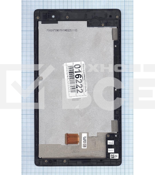 Модуль (матрица + тачскрин) для Asus ZenPad C 7.0 Z170C черный с черной рамкой