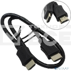 Кабель HDMI C-HM-HM-0.5M Wize,0.5 м, v.2.0, 19M/19M, позол.разъемы, экран, черный, пакет, фото 1