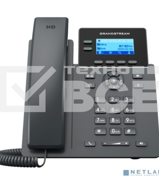 Телефон IP Grandstream GRP2602P черный