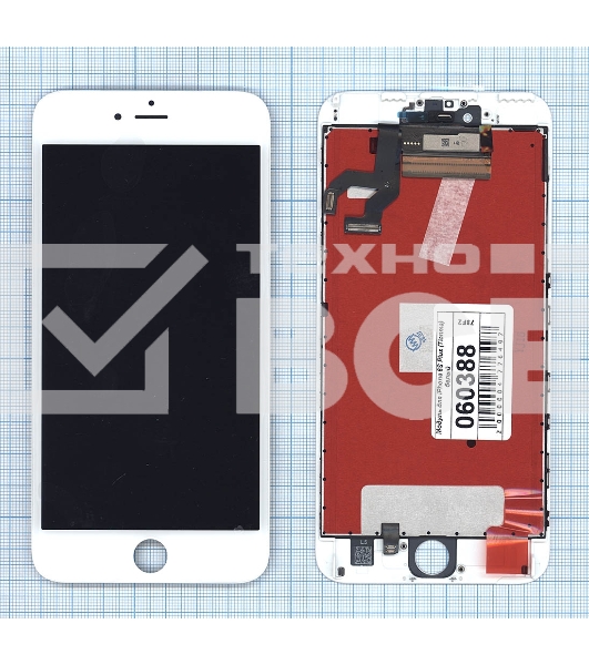 Дисплей для iPhone 6S Plus в сборе с тачскрином (Tianma), белый