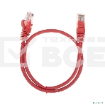 Патч-корд U/UTP, CAT 5e, RJ45-RJ45, 26AWG, ZH нг(А)-HF, красный, 0,5м  REXANT, фото2