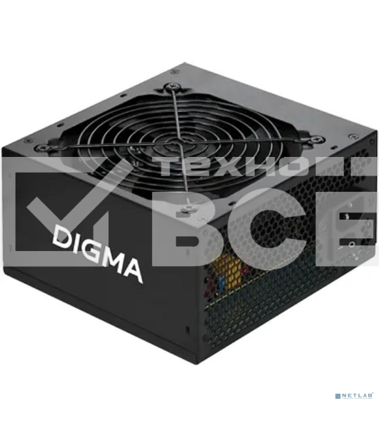 Блок питания Digma DPSU-450W RTL, 450Вт, 120мм, черный
